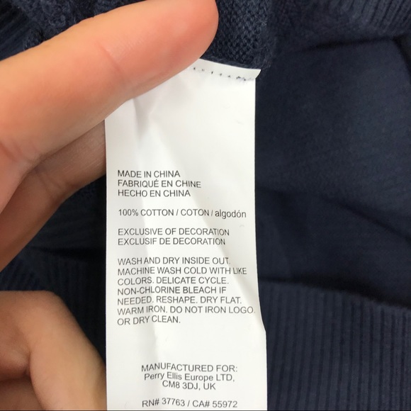 Original Penguin ribbed crew neck sweater - Picture 8 of 8